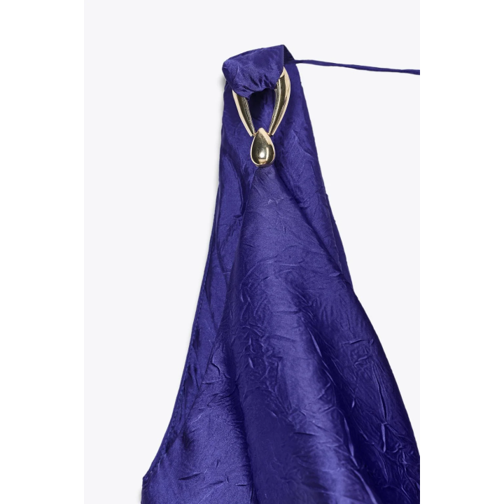 ПЛАТЬЕ-КОМБИНАЦИЯ МИДИ С ФУРНИТУРОЙ