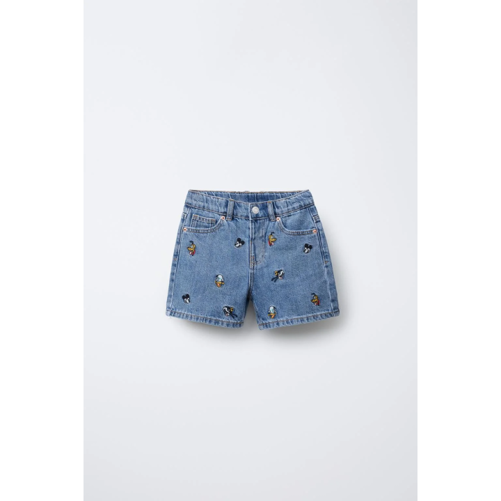 ДЖИНСОВЫЕ ШОРТЫ С ПРИНТОМ «МЫШКА И ДРУЗЬЯ» ©DISNEY