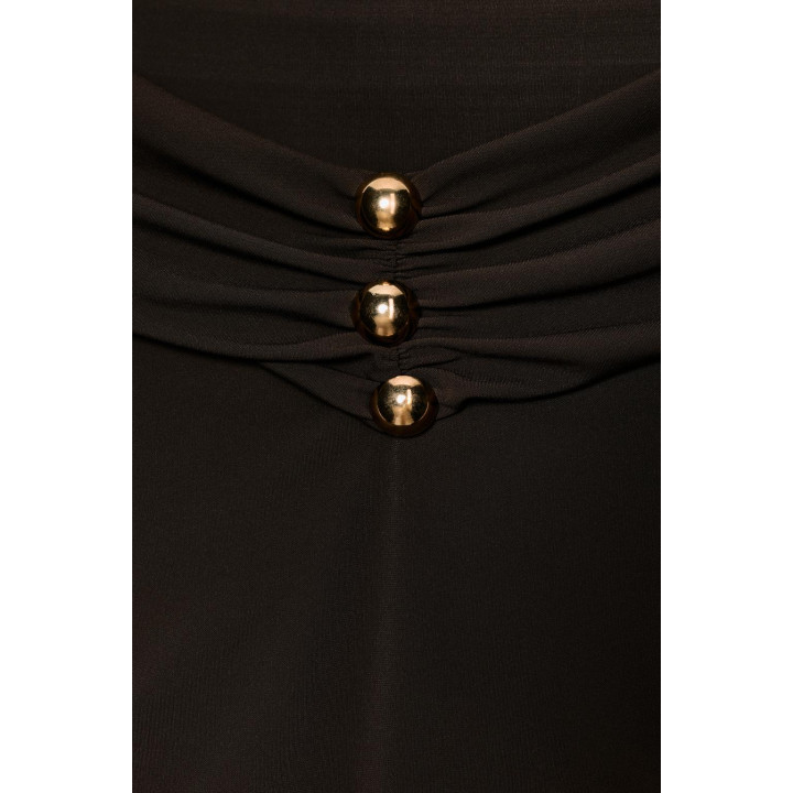 ДЛИННОЕ ПЛАТЬЕ СО СБОРКАМИ