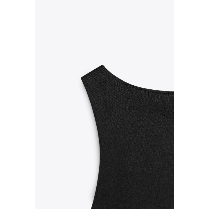 БОДИ ИЗ ПОЛИАМИДА С ГОРЛОВИНОЙ ХАЛТЕР