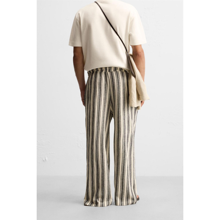 ЖАККАРДОВЫЕ БРЮКИ В ПОЛОСКУ