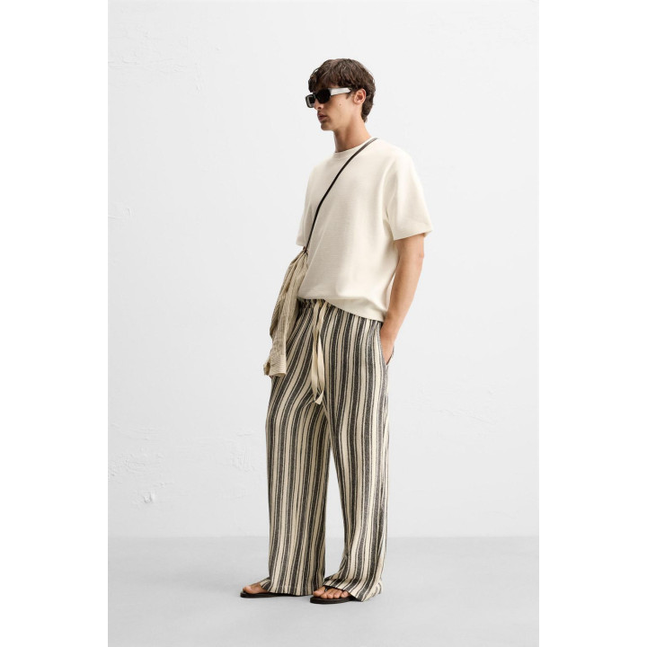 ЖАККАРДОВЫЕ БРЮКИ В ПОЛОСКУ