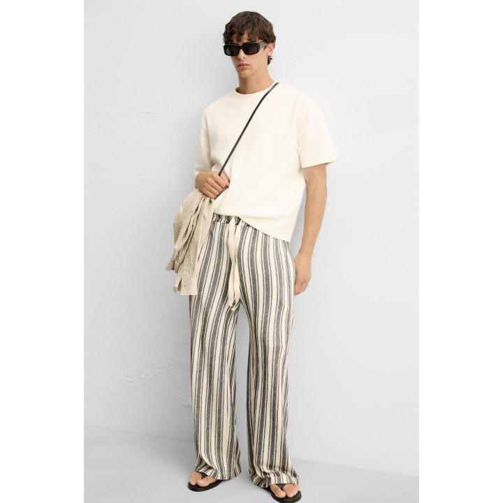 ЖАККАРДОВЫЕ БРЮКИ В ПОЛОСКУ