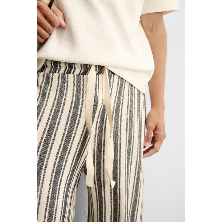 ЖАККАРДОВЫЕ БРЮКИ В ПОЛОСКУ