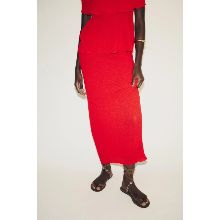 ДЛИННАЯ ЮБКА С ТЕКСТУРОЙ