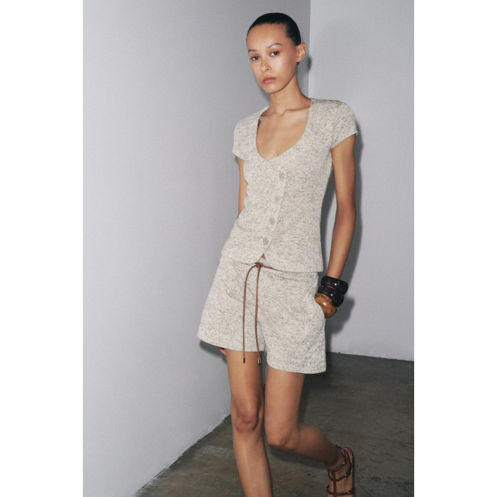 ТОП-ЖИЛЕТ В СТИЛЕ РУСТИК С ПУГОВИЦАМИ