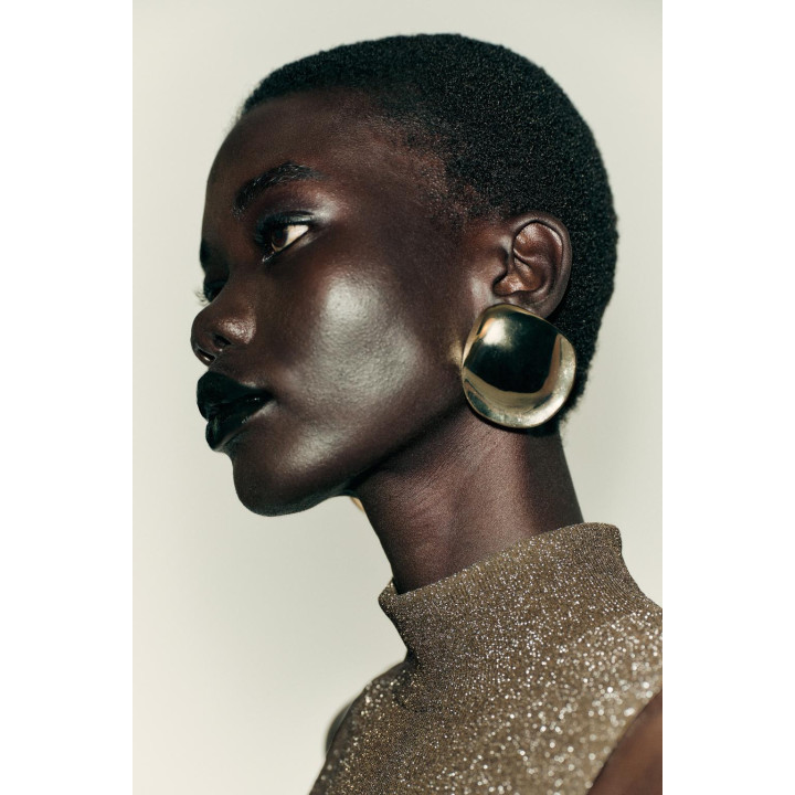 ПЛАТЬЕ БЕЗ РУКАВОВ С МЕТАЛЛИЗИРОВАННОЙ НИТЬЮ