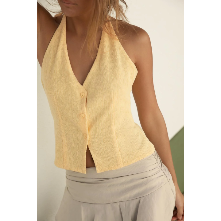 ТЕКСТУРИРОВАННЫЙ ТОП-ЖИЛЕТ