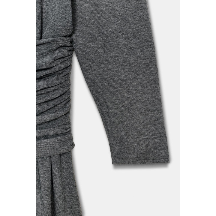 МЯГКОЕ ПЛАТЬЕ С ПОЯСОМ