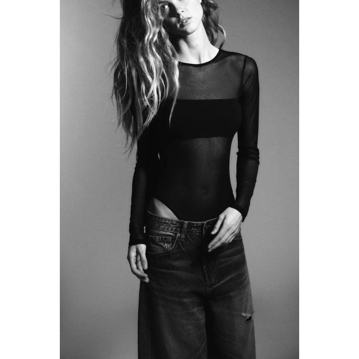 БОДИ ИЗ ТЮЛЯ КОНТРАСТНОГО ЦВЕТА