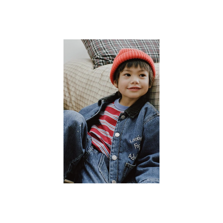 Футболка с вышивкой полосками