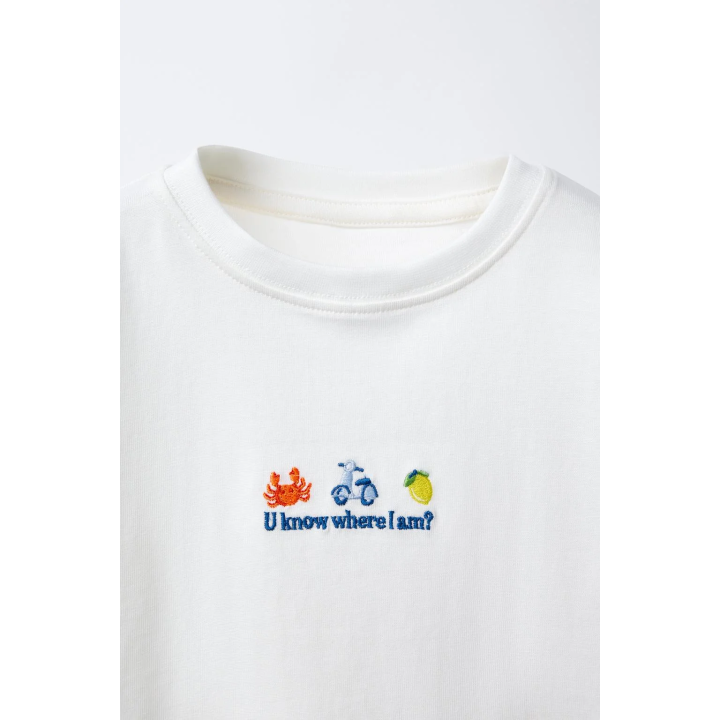 ФУТБОЛКА С ВЫШИВКОЙ