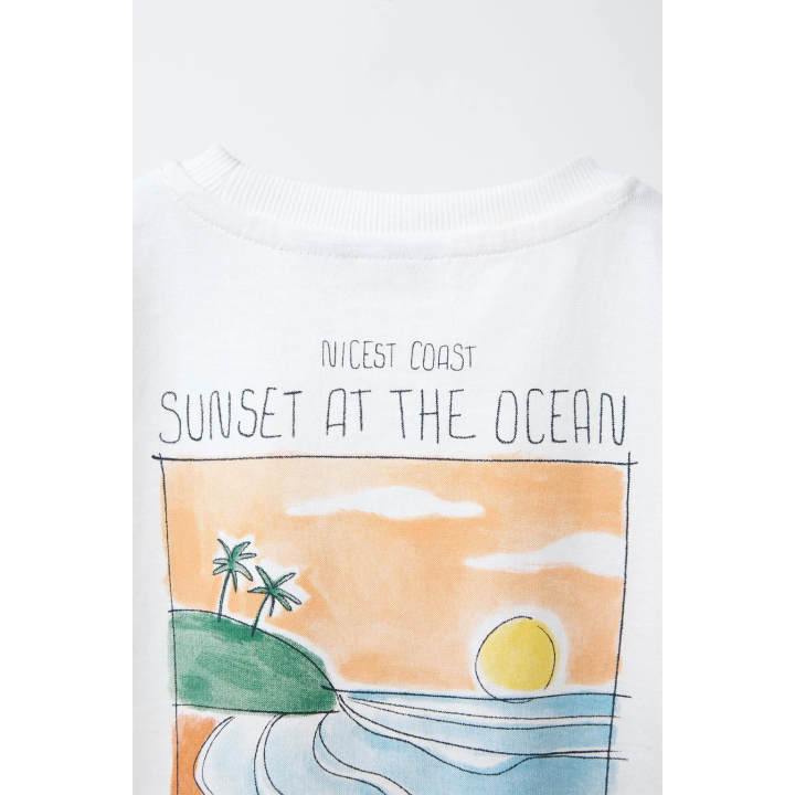 ФУТБОЛКА С ПРИНТОМ «ПЕЙЗАЖ»