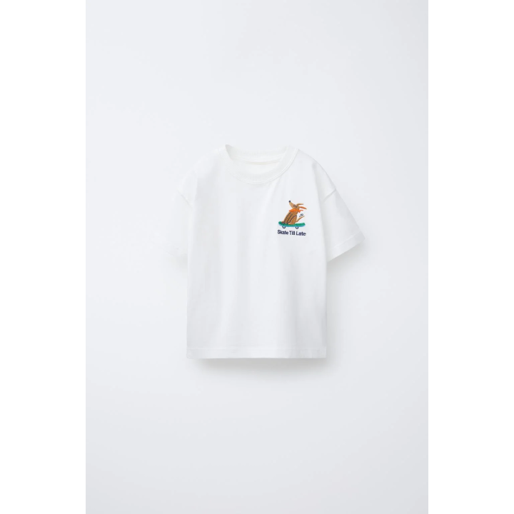 ФУТБОЛКА С ВЫШИВКОЙ «ЖИВОТНЫЕ»