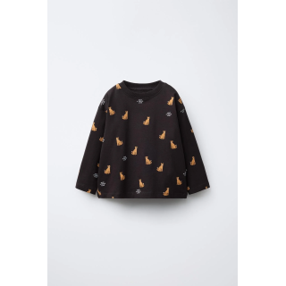 ФУТБОЛКА С АНИМАЛИСТИЧЕСКИМ ПРИНТОМ