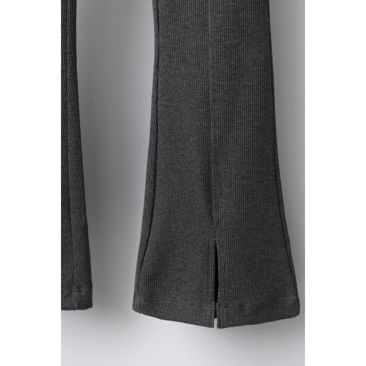 ЛЕГИНСЫ В РУБЧИК FLARE ОДНОТОННЫЕ