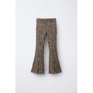 ЛЕГИНСЫ В РУБЧИК FLARE С АНИМАЛИСТИЧЕСКИМ ПРИНТОМ