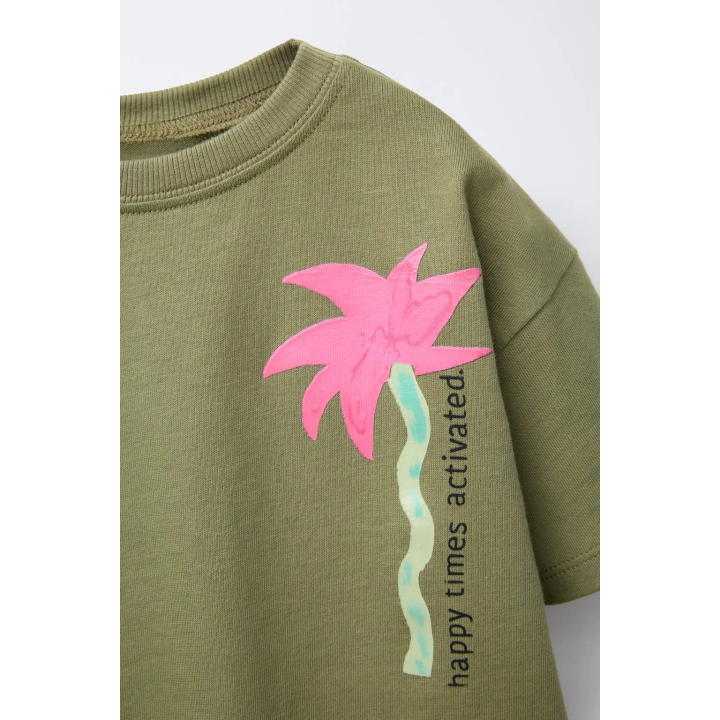 ФУТБОЛКА С ПРИНТОМ «ПАЛЬМЫ»