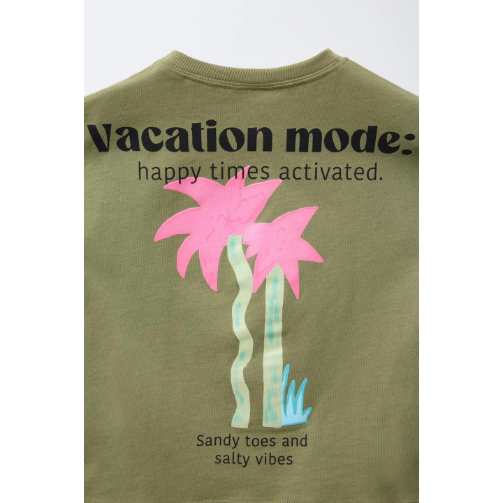 ФУТБОЛКА С ПРИНТОМ «ПАЛЬМЫ»