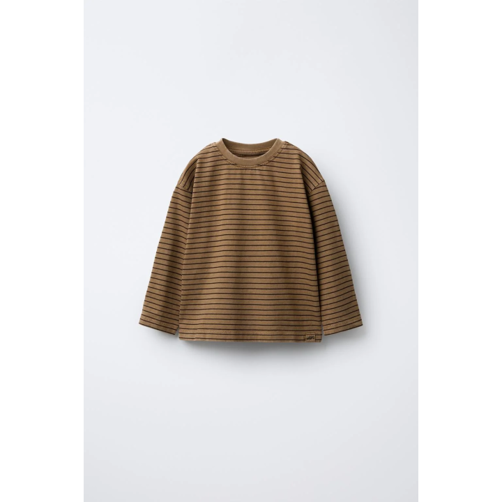 ФУТБОЛКА В ПОЛОСКУ С ЛОГОТИПОМ