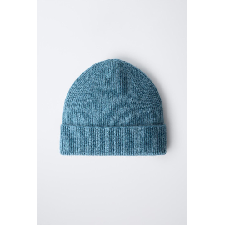 ШАПКА В РУБЧИК ИЗ 100% КАШЕМИРА