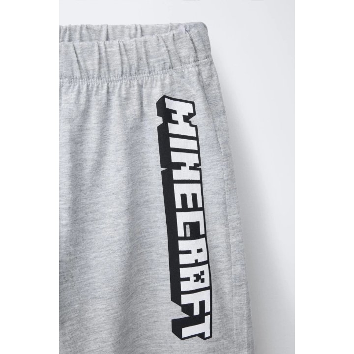 Пижама с футболкой и бермудами 6-14 лет minecraft © mojang ab.