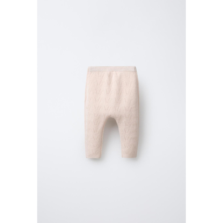 ТРИКОТАЖНЫЕ БРЮКИ ИЗ ХЛОПКА И ШЕРСТИ