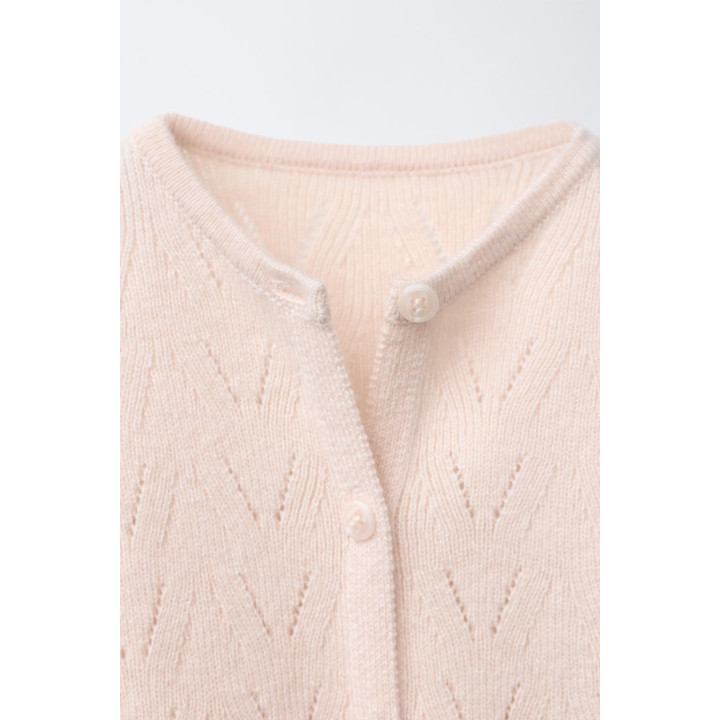 ТРИКОТАЖНЫЙ КОМБИНЕЗОН ИЗ ХЛОПКА И ШЕРСТИ