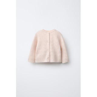 ВЯЗАНЫЙ КАРДИГАН «2 В 1» ИЗ ХЛОПКА И ШЕРСТИ