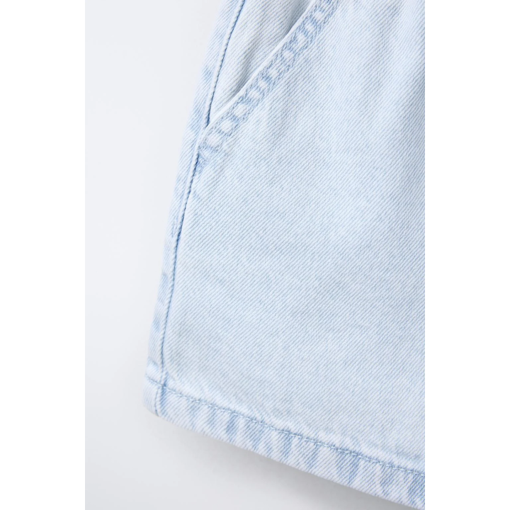 ДЖИНСОВЫЕ ШОРТЫ С ЭЛАСТИЧНЫМ ПОЯСОМ