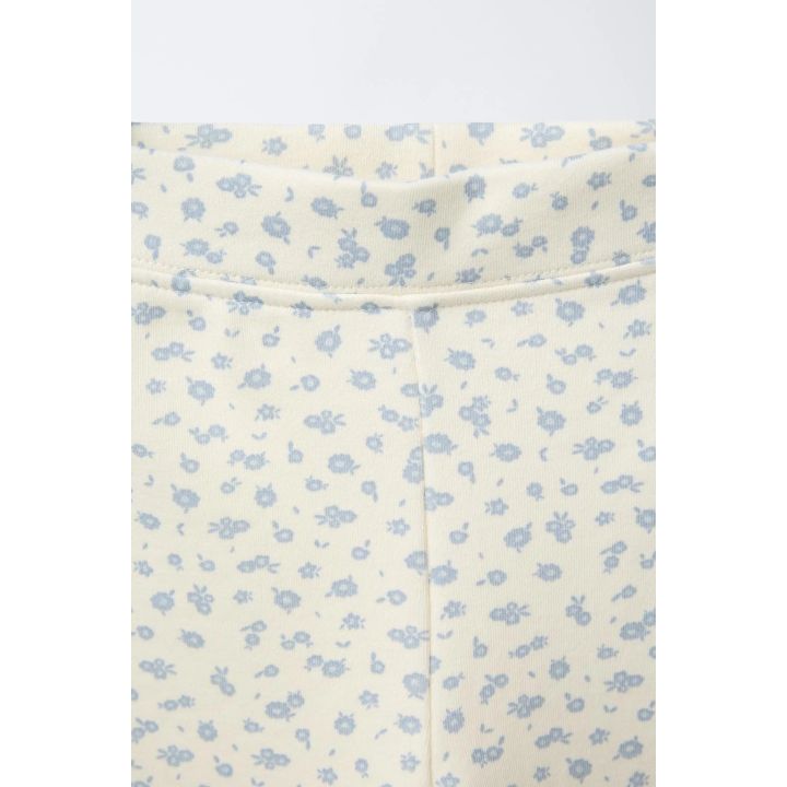 НАБОР ИЗ 2 ЛЕГИНСОВ-ВЕЛОСИПЕДОК С ЦВЕТОЧНЫМ ПРИНТОМ