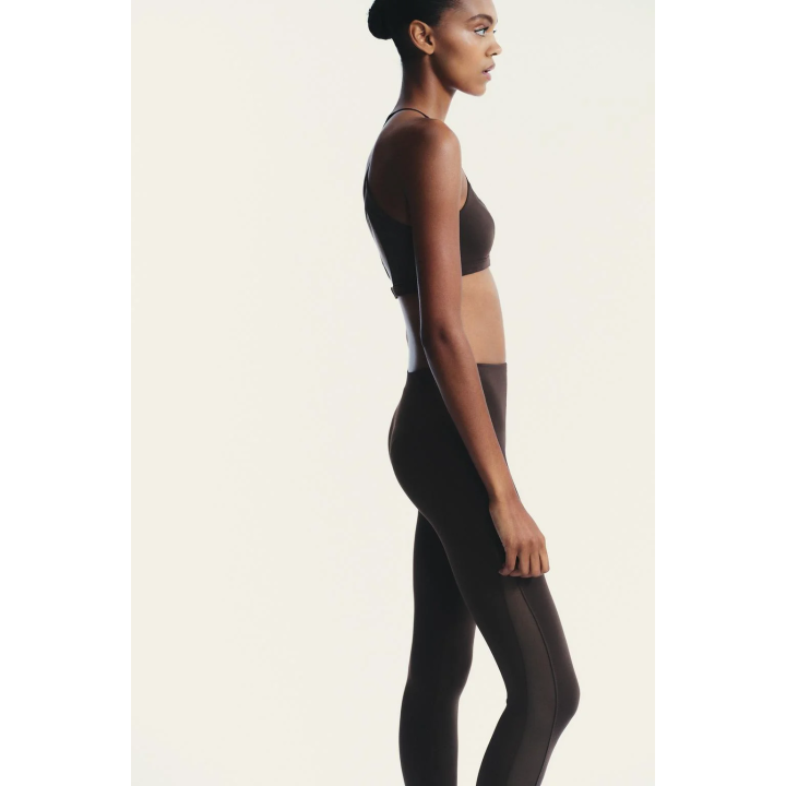 КОМБИНИРОВАННЫЙ БЕСШОВНЫЙ ТОП ИЗ ТЮЛЯ