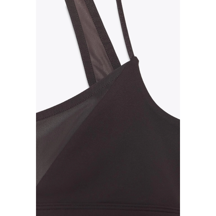 КОМБИНИРОВАННЫЙ БЕСШОВНЫЙ ТОП ИЗ ТЮЛЯ