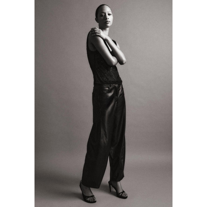 ТОП НА БРЕТЕЛЯХ ИЗ ВЫШИТОГО ТЮЛЯ