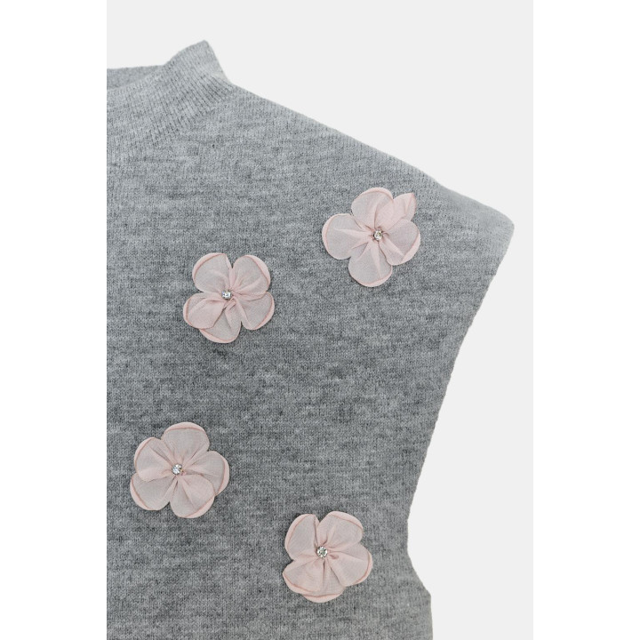 ТОП С ЦВЕТАМИ, РЕЛЬЕФОМ И ОТДЕЛКОЙ ДРАГОЦЕННЫМИ КАМНЯМИ