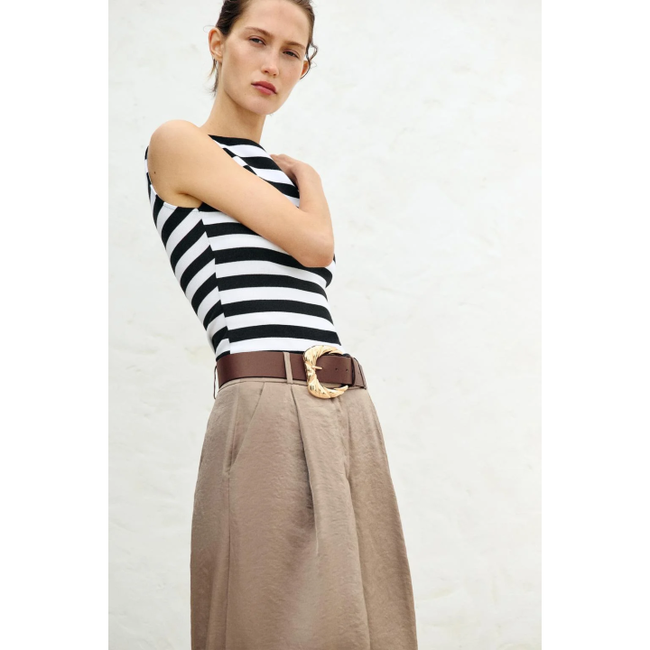 Рубашка с узором в полоску