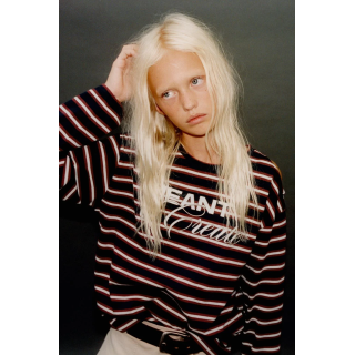 ФУТБОЛКА В ПОЛОСКУ С ВЫРЕЗАМИ