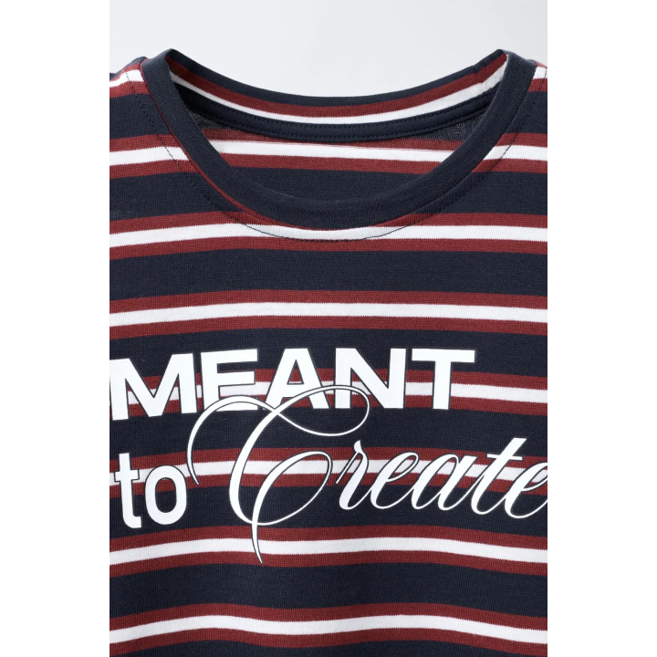 ФУТБОЛКА В ПОЛОСКУ С ВЫРЕЗАМИ