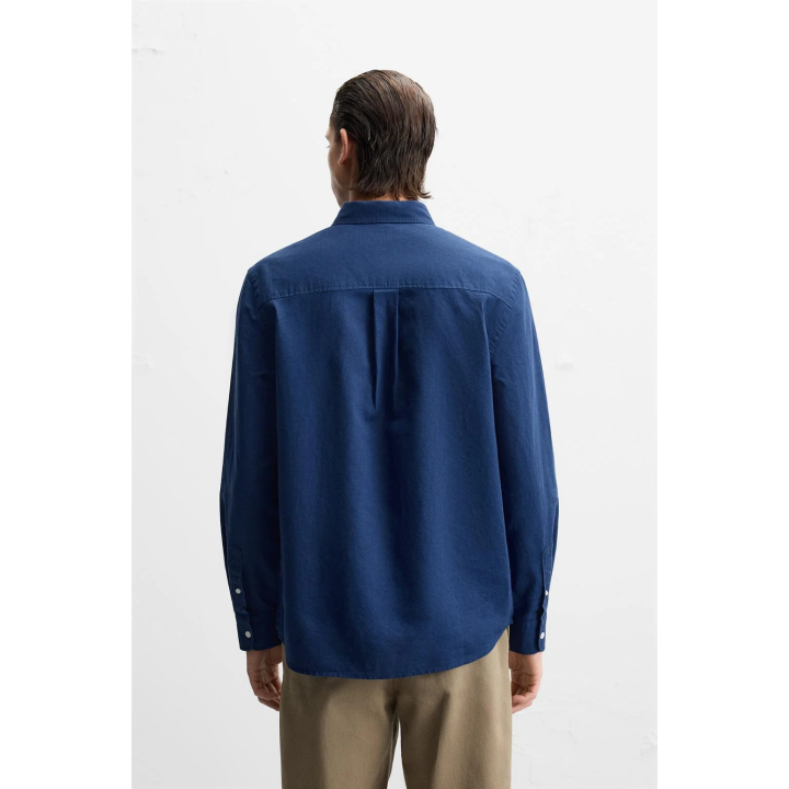 Рубашка из хлопка и льна