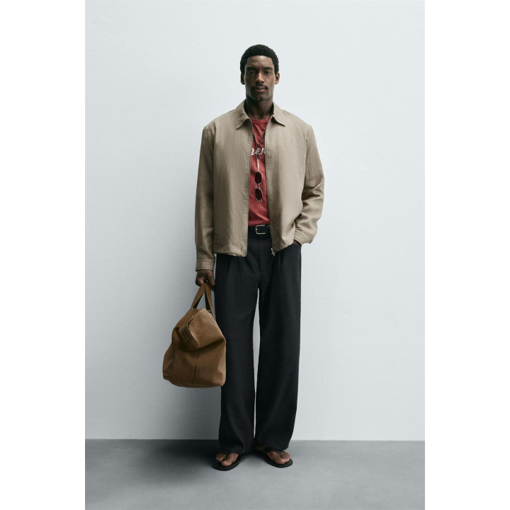 КУРТКА-РУБАШКА ИЗ 100% ЛЬНА