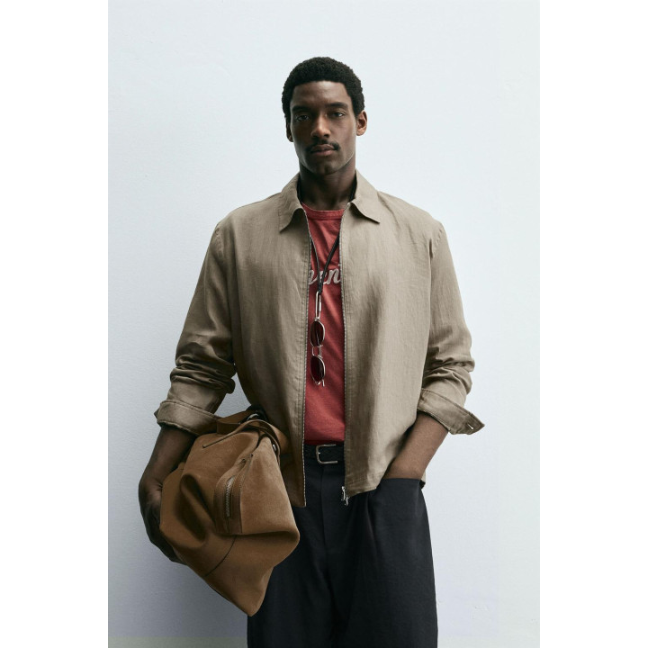 КУРТКА-РУБАШКА ИЗ 100% ЛЬНА