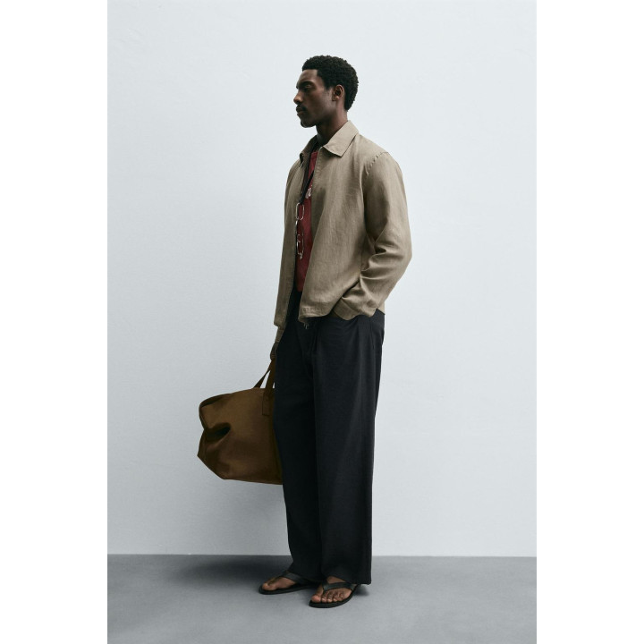 КУРТКА-РУБАШКА ИЗ 100% ЛЬНА