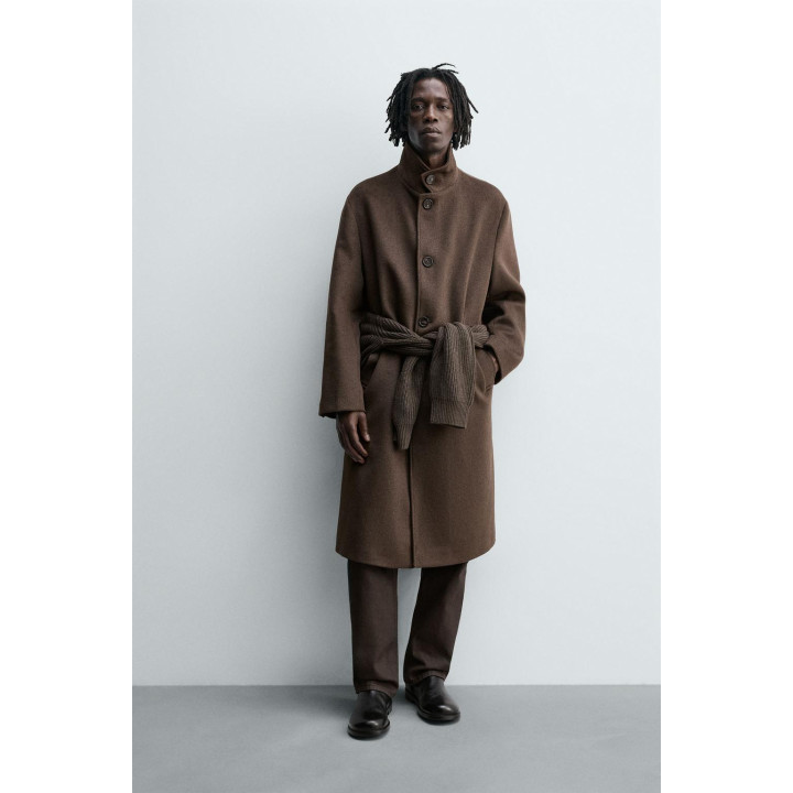 ПАЛЬТО С ТЕКСТУРОЙ ИЗ ШЕРСТИ