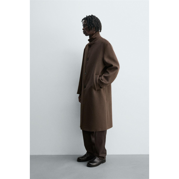 ПАЛЬТО С ТЕКСТУРОЙ ИЗ ШЕРСТИ