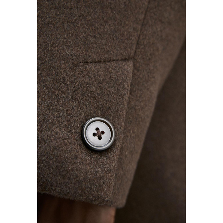 ПАЛЬТО С ТЕКСТУРОЙ ИЗ ШЕРСТИ