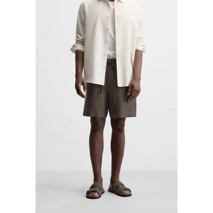Бермуды из 100% льна