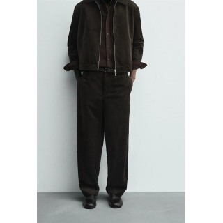 БРЮКИ ИЗ РЕЛЬЕФНОГО ВЕЛЬВЕТА