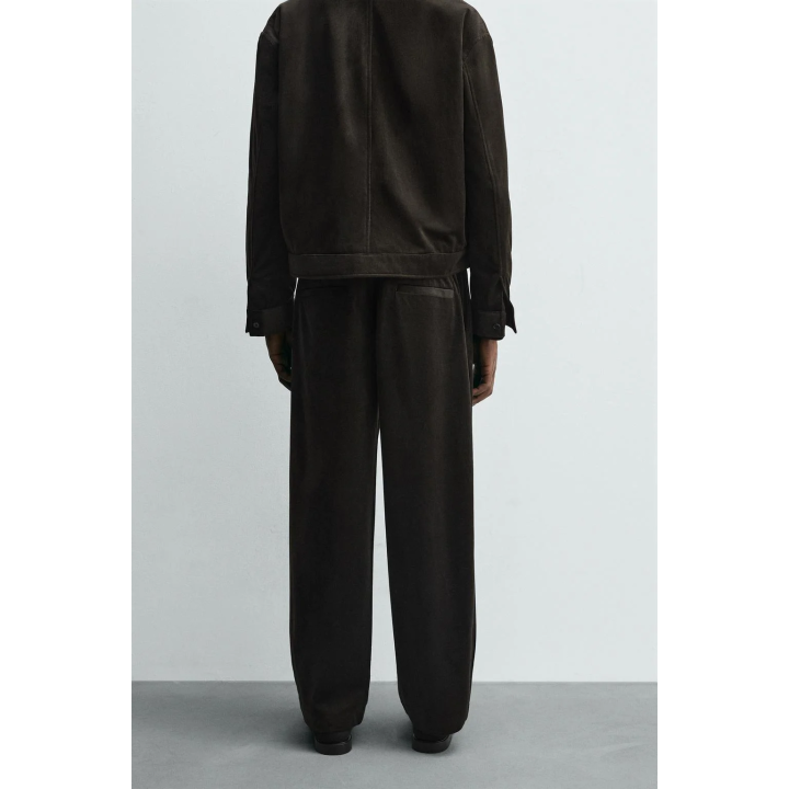 БРЮКИ ИЗ РЕЛЬЕФНОГО ВЕЛЬВЕТА