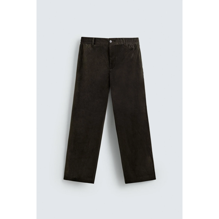 БРЮКИ ИЗ РЕЛЬЕФНОГО ВЕЛЬВЕТА