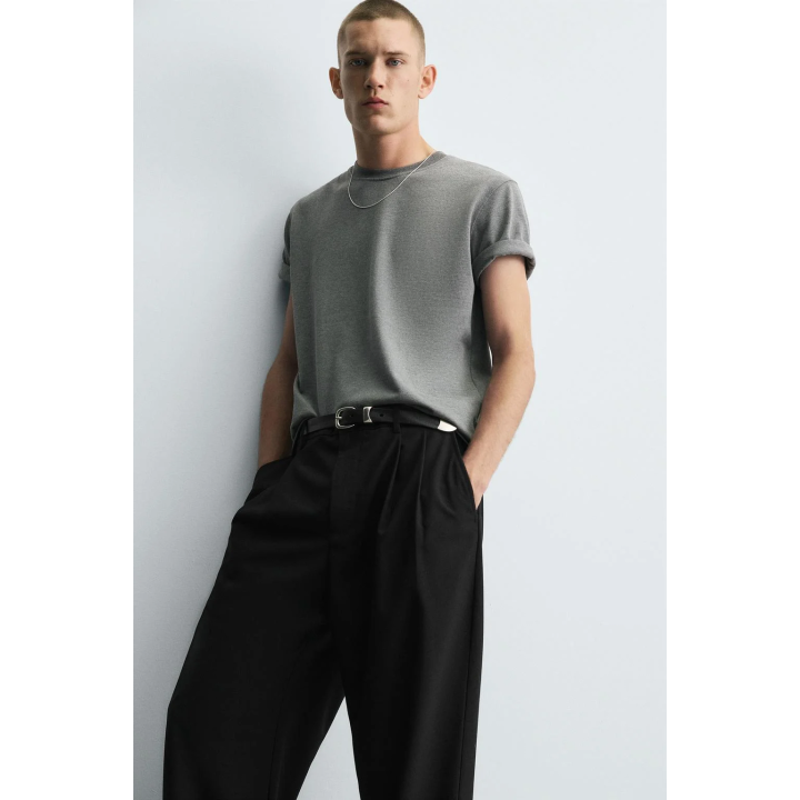 БРЮКИ WIDE FIT СО СКЛАДКАМИ